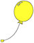 風船－黄色50