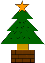 クリスマスツリー150